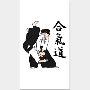 Aikido Irimi Nage - Colour Posters and Art